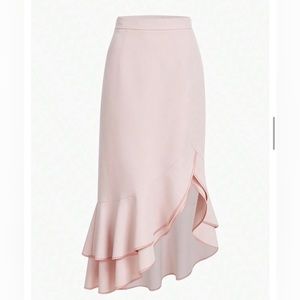 Elegant Mermaid Skirt Baby Pink XS
